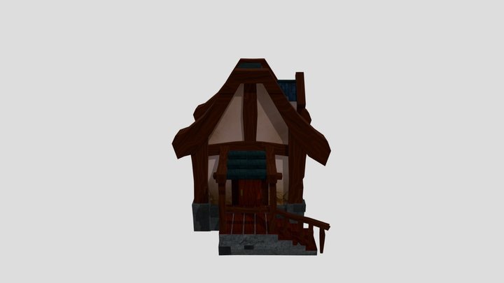 Fantasy Old House – Modello 3D gratuito STL