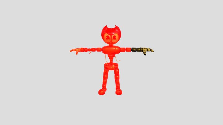 Bendy bot 3D Model