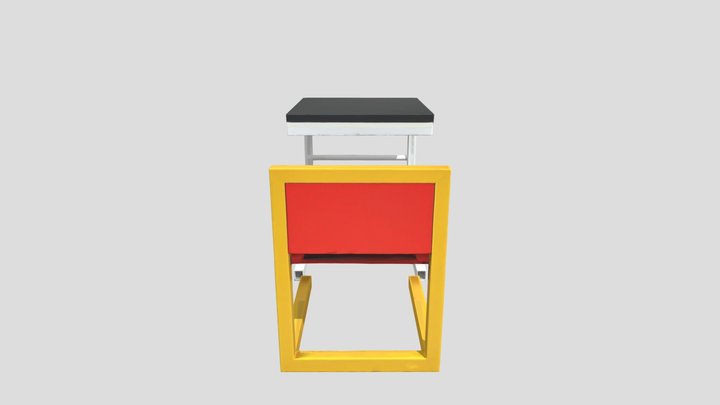Desk1 Workspace 3D Model
