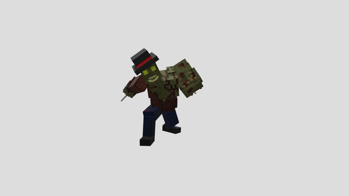 Elegant Zombie 3D Model