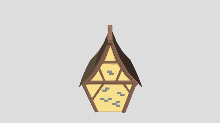Low Poly House 3D Model