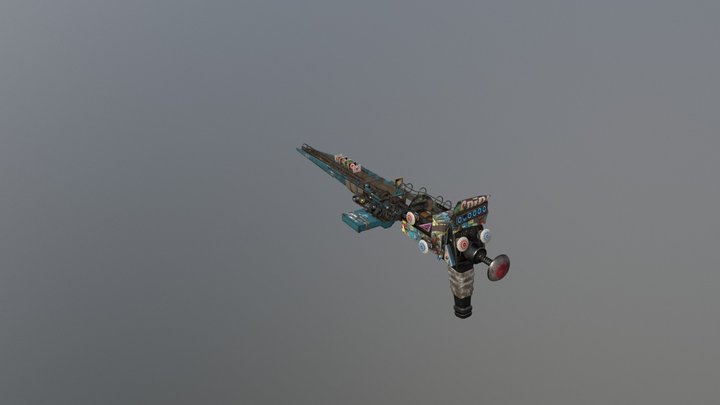 The Wizard (Pinball gun) 3D Model