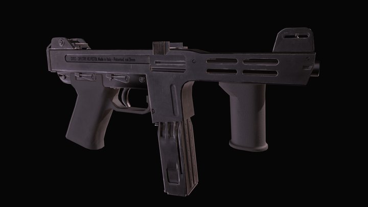 Sites Spectre HC 9MM (low poly) 3D Model