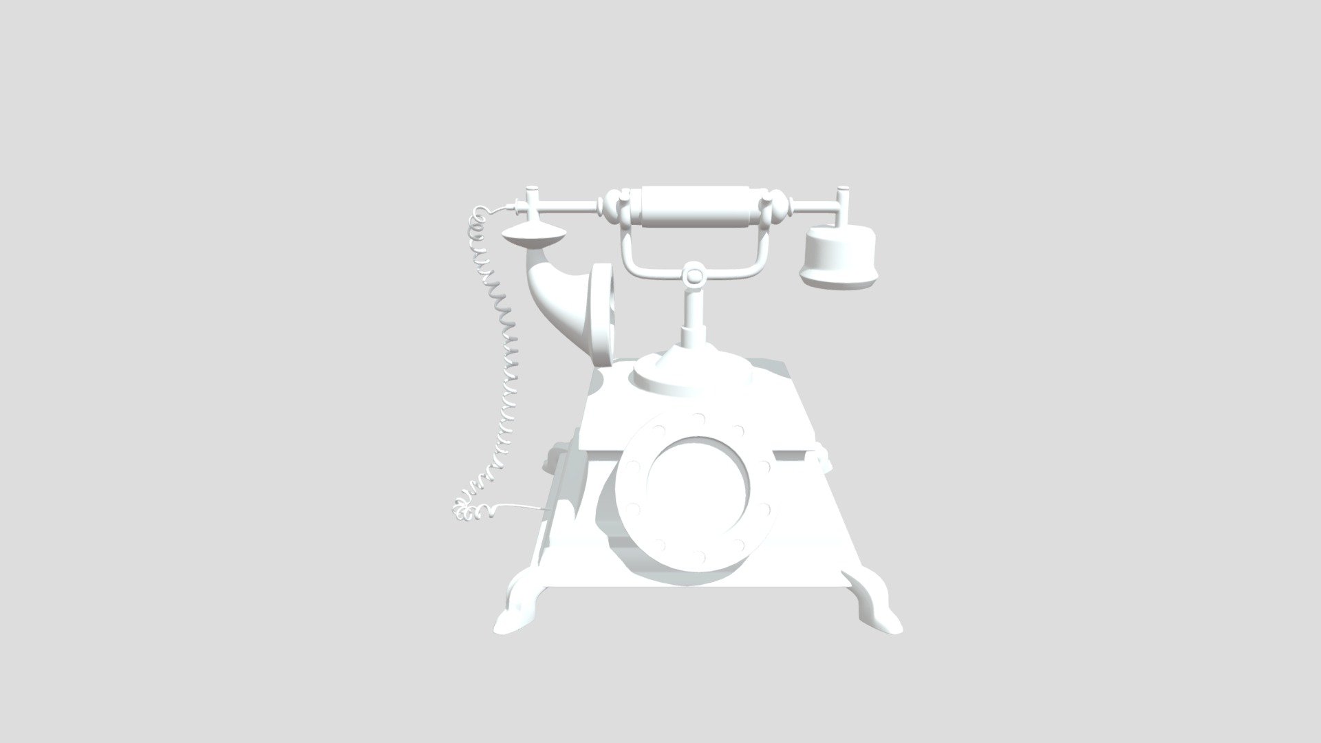 Antique Phone 2 (Chunkier / Less Detailed)