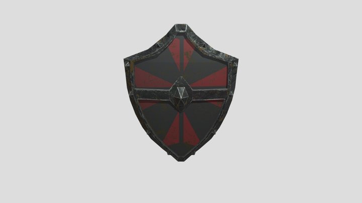 Warrior Shield. 3D Model