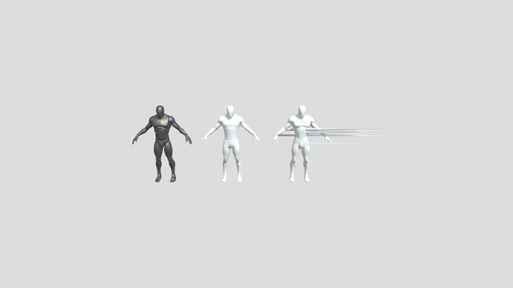 Ue4 Mannequin Variants 3D Model