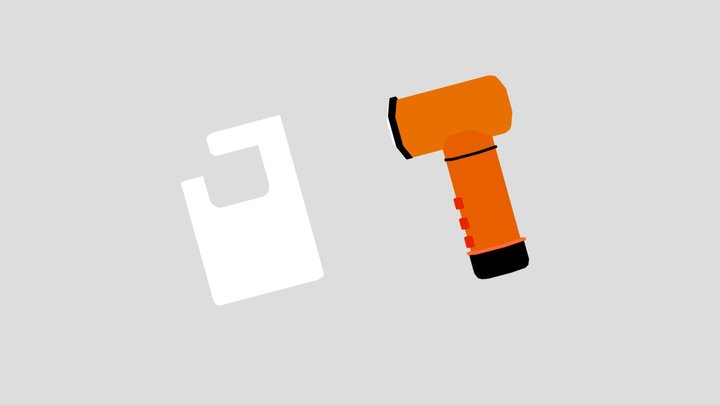 FlashLight Doors floor 2 3D Model