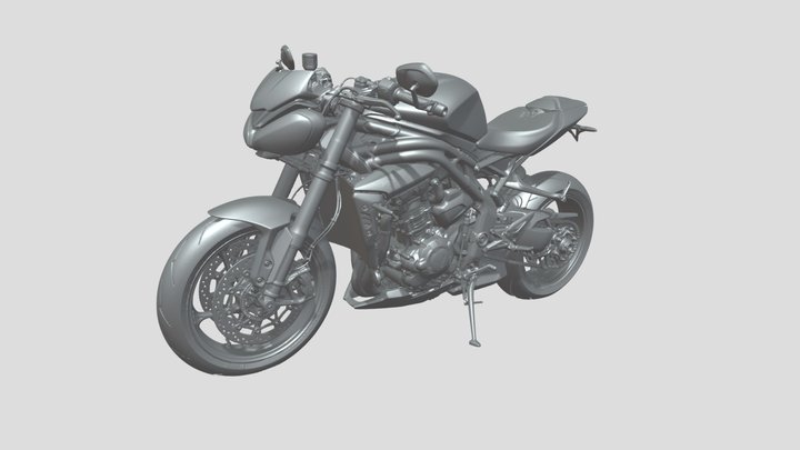 Triumph Speed Triple 1200RX - 3D Scan 3D Model