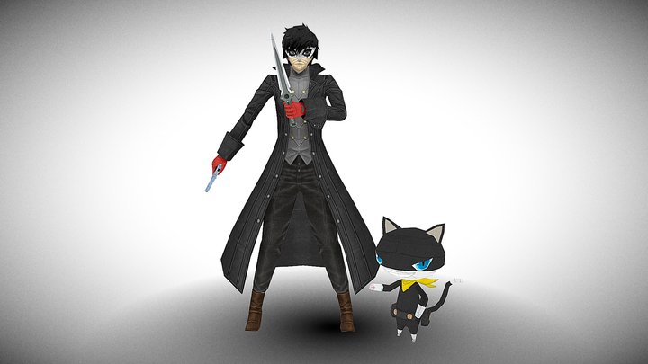 Joker & Morgana Papercraft