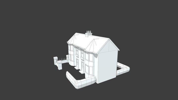 Terrace Housing for Voxel Tycoon 3D Model