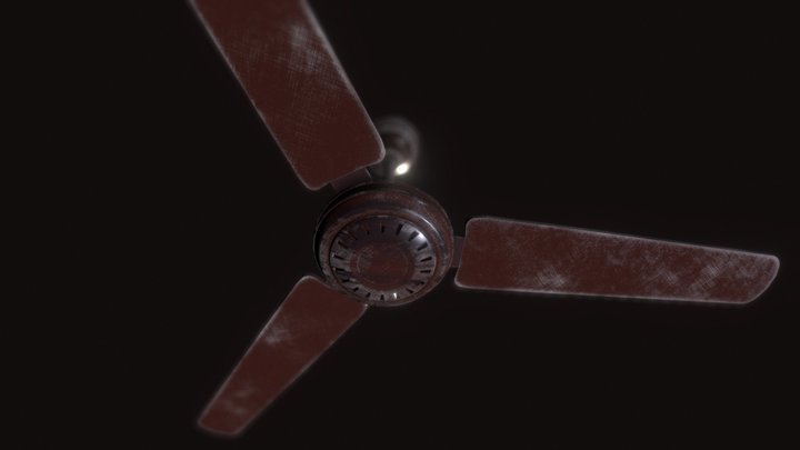 Old Rusty Ceiling Fan