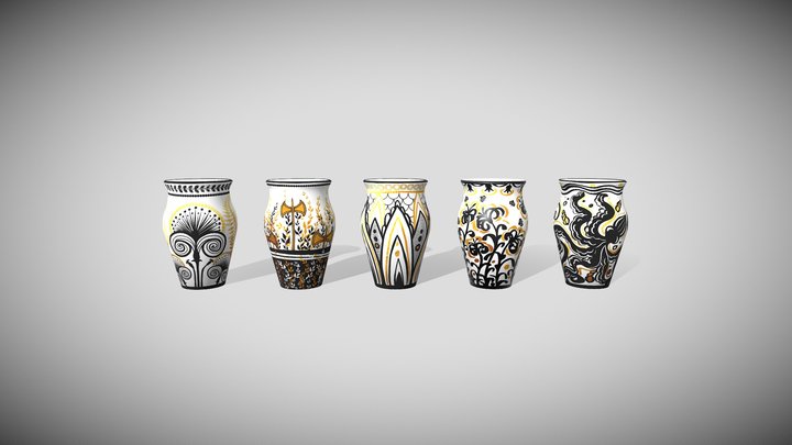 Floor Vase 3D Model