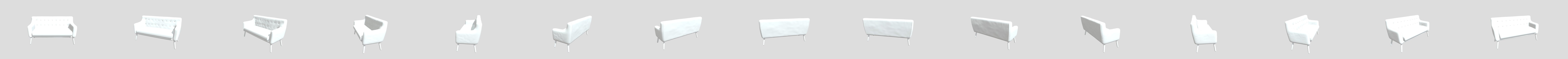 Phòng khách nhà ống 3D Model