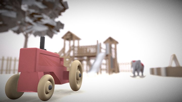Playground For Kids 3D Model