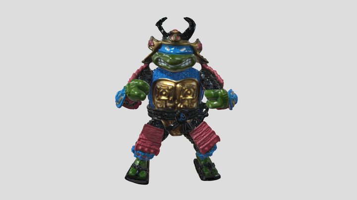 Leo - The Sewar Samurai - Medium Poly 3D Model