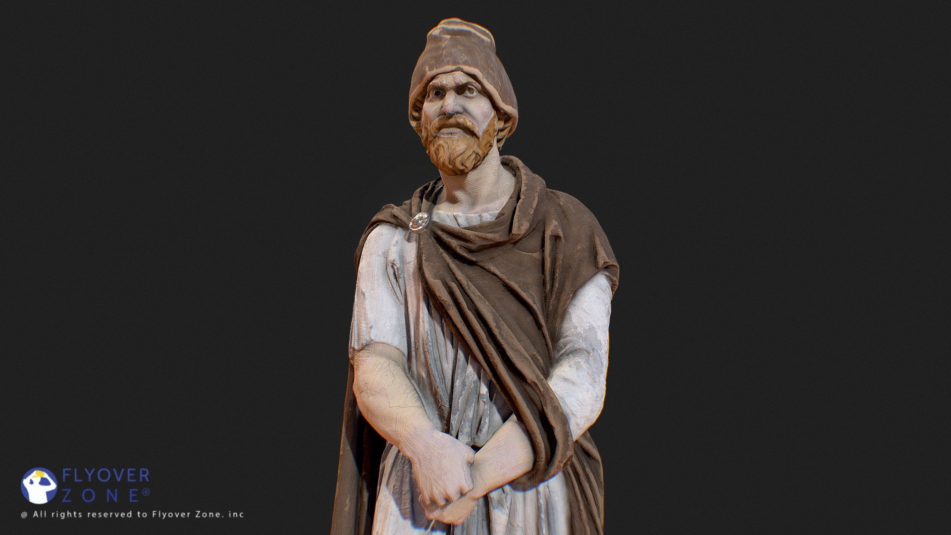 Dacian - with hat Ludovisi Villa (restored) - 3D model by Flyover Zone ...