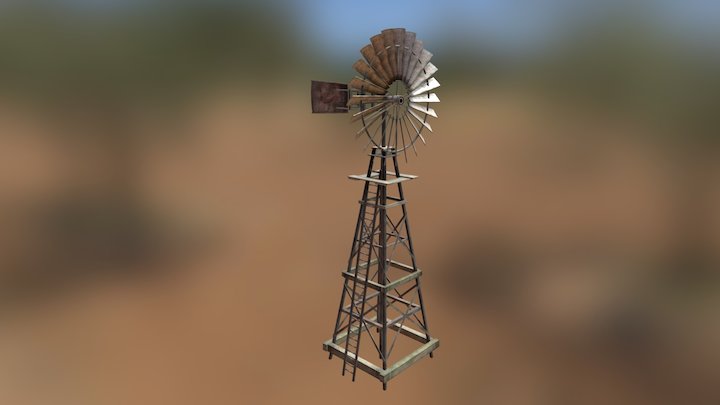 Windmill 3D Model