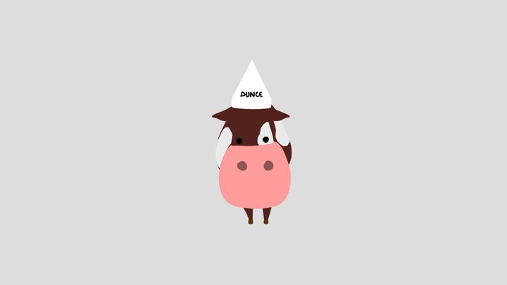 Marlon the Weather Cow 3D Model