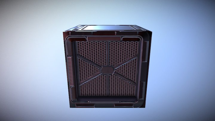 Junction Gate - Storage Crate 01 3D Model