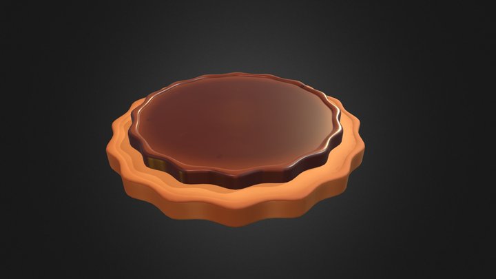 Chocolate Filling Biscuit Stage 3D Model