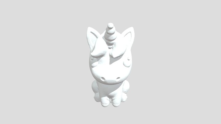 Whimsical Unicorn 3D Model