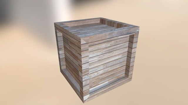 木箱 3D Model
