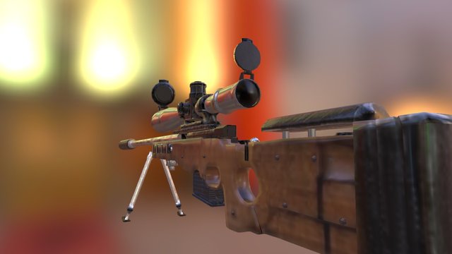 Sniper 1Kmap 3D Model