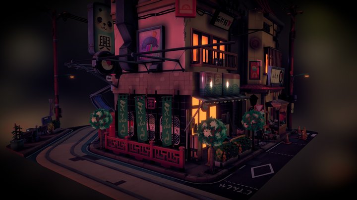 Evening Begins - 3D Editor Challenge 3D Model