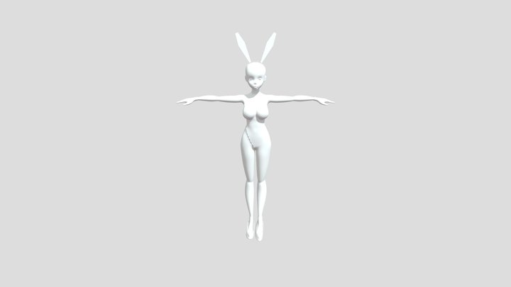 segundo parcial (practica de ropa y cabello) 3D Model