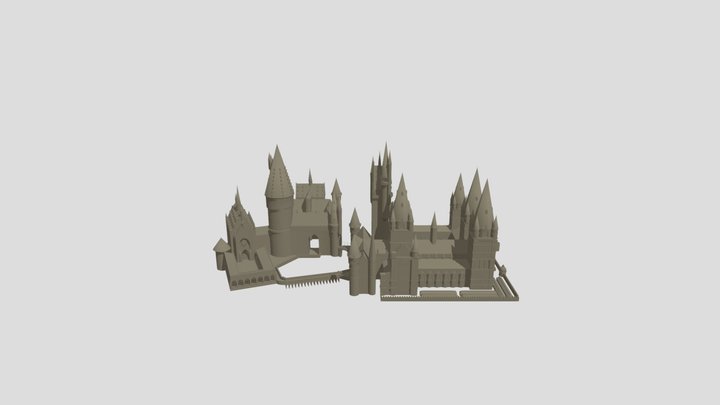 Hogwarts 3D Model