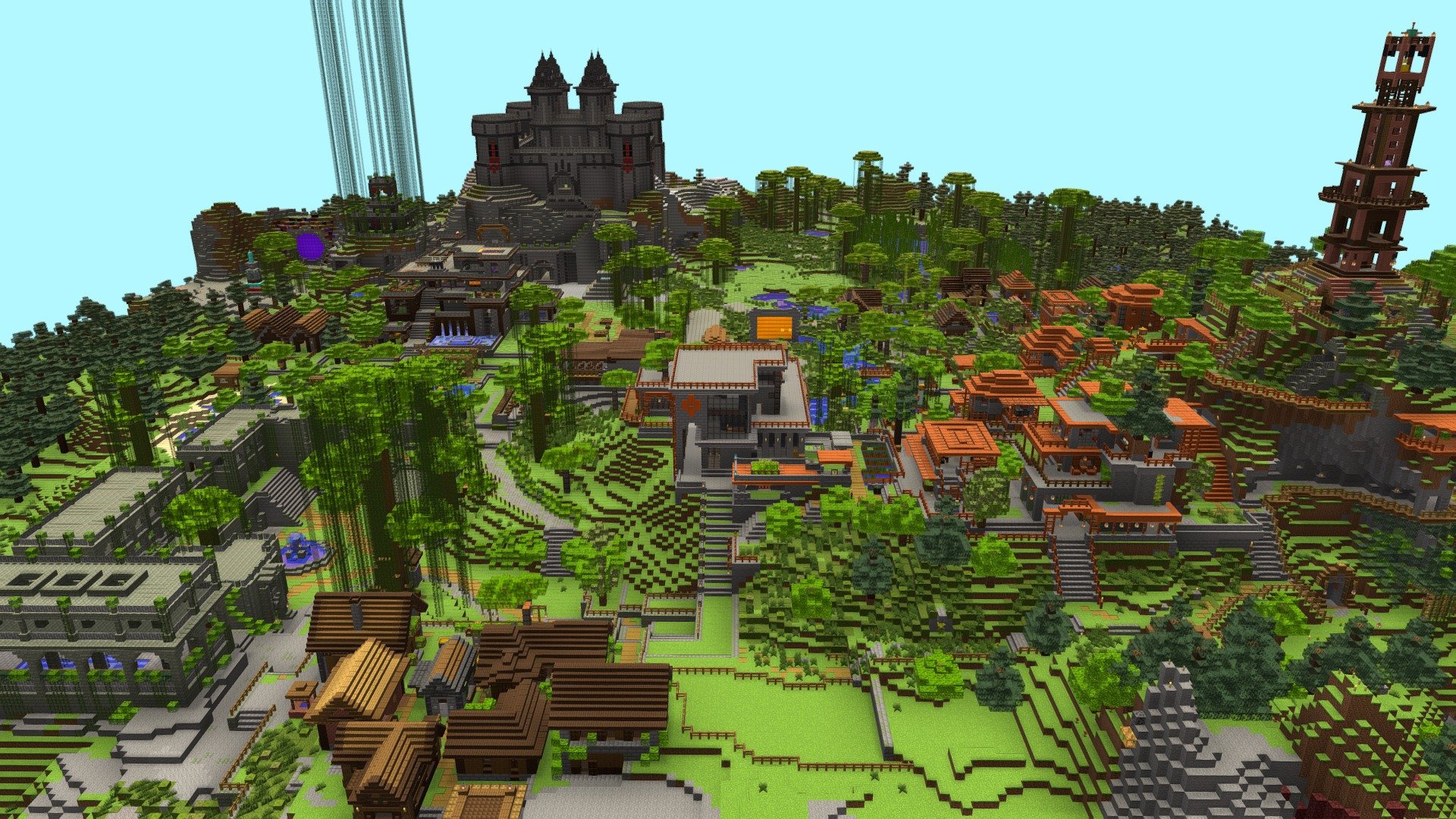 Minecraft Environment Buy Royalty Free 3D Model By Heliona 2da21b1 