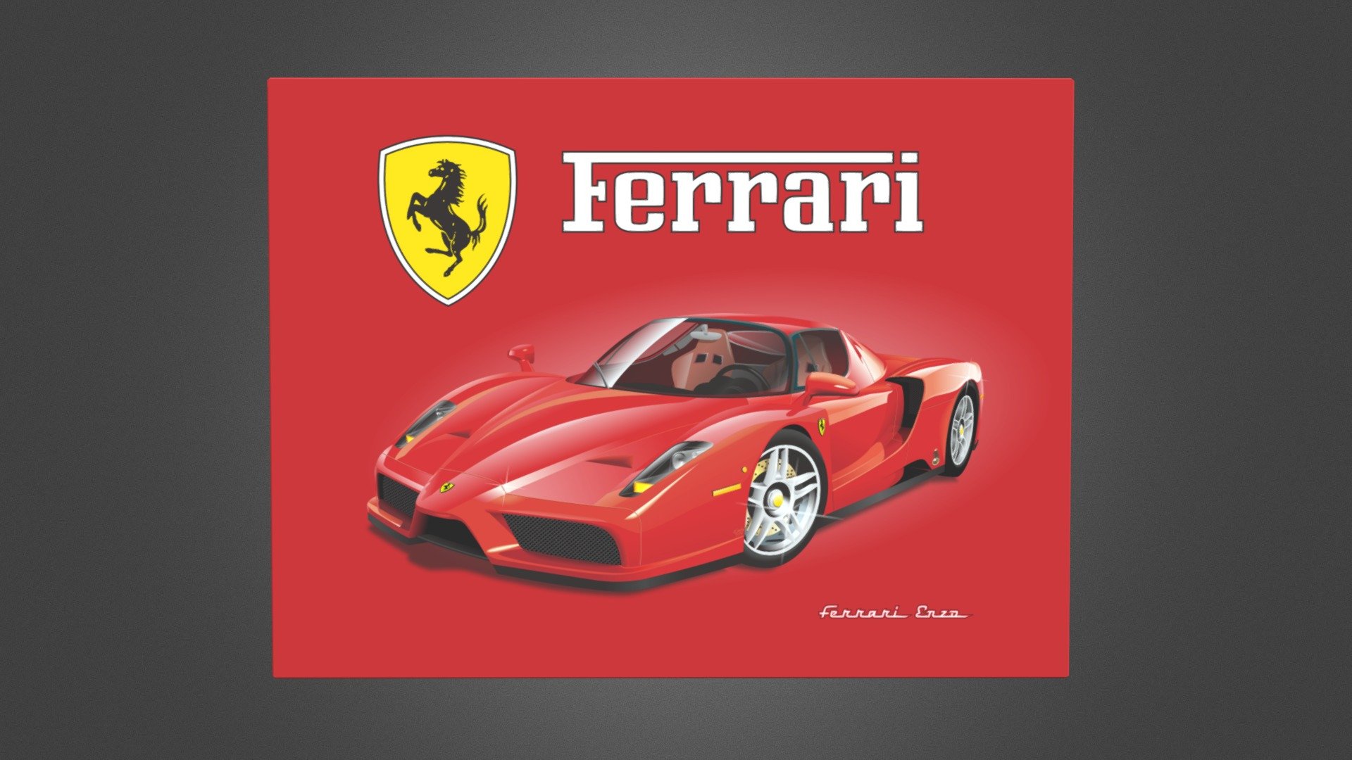 POSTOBOY 18x24 Ferrari Enzo