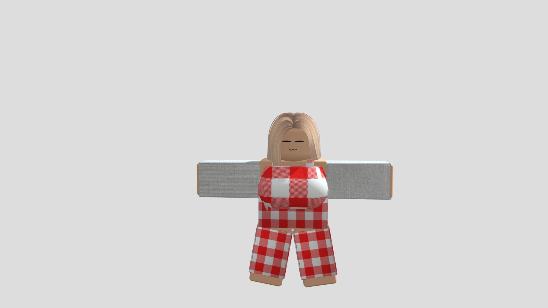 Roblox R6 Girl with Layered clothes - Download Free 3D model by BlueCheese  (@BlueCheeze) [2fd3ff8]