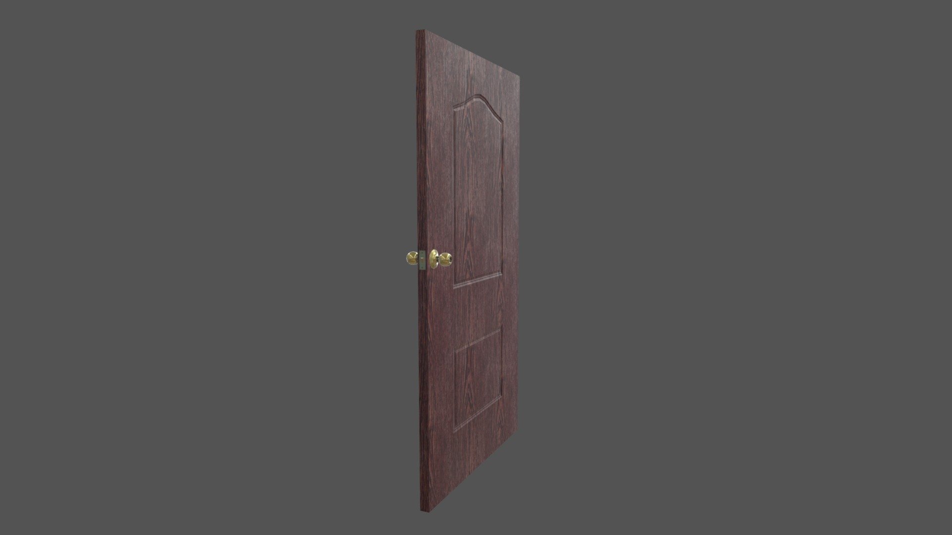 Interior wooden door