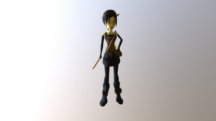 Alison Angel 3D Model