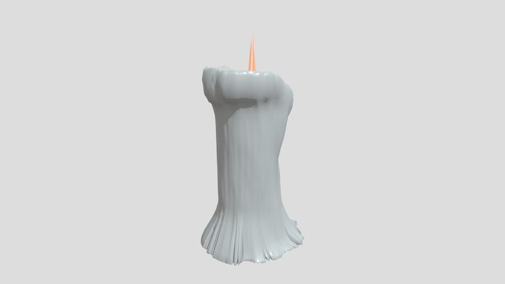 Candle 3D Model