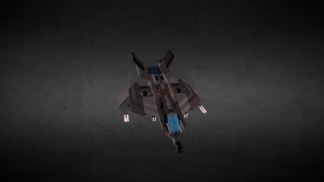 Chasseur type Faucon 3D Model