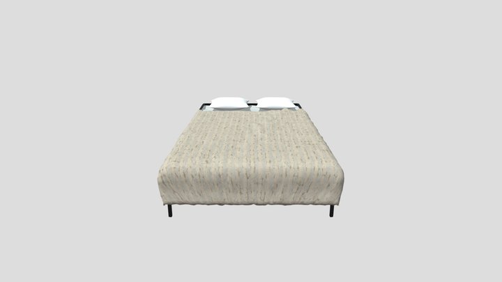 Bed Asset 3D Model