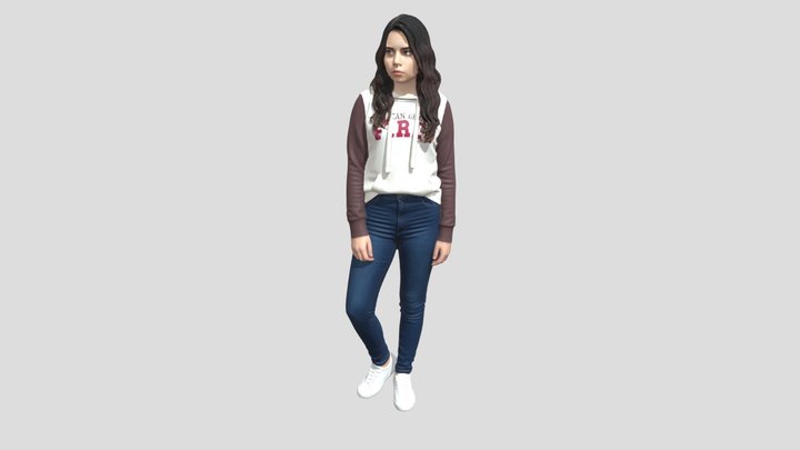 Casual Paris Hoodie – Modello 3D gratuito STL
