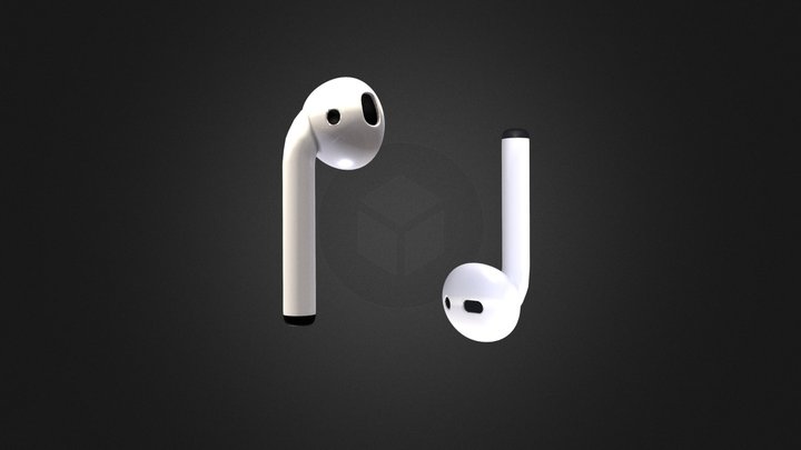 Apple AirPods Gen 2 3D Model