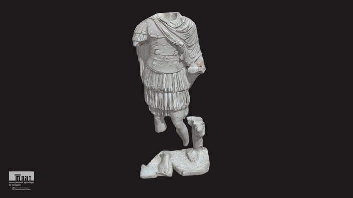 Estàtua cuirassada - MNAT 45602 3D Model