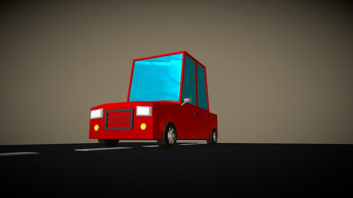 Cartoon car 3D Model