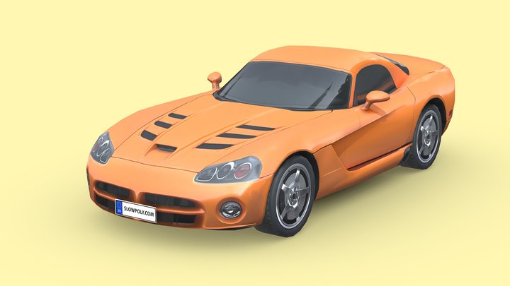 Dodge Viper SRT 2010 3D Model