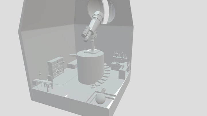 Alchemists Room Environment 3D Model