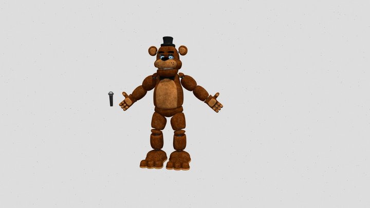 Fnaf_1_freddy_fazbear_rigged 3D Model