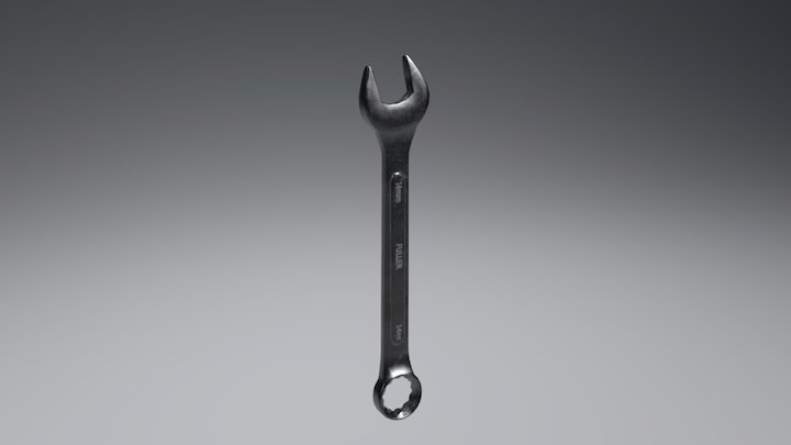 10mm Wrench 3D Model