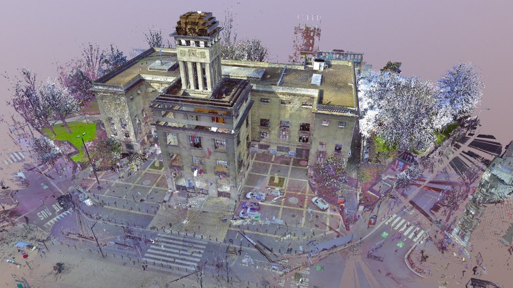 Mairie de Montreuil point cloud