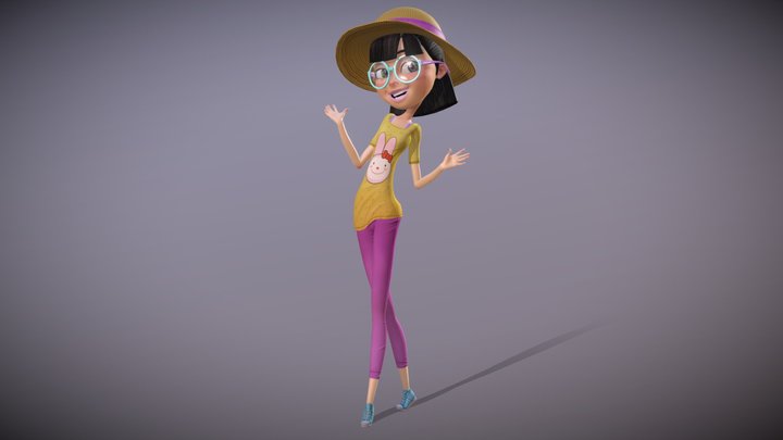youngGirl 3D Model