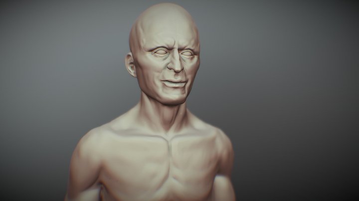 Old man Sculp 3D Model
