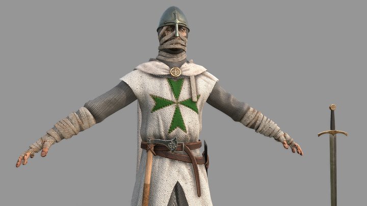 St. Lazarus knight – Modello 3D gratuito STL